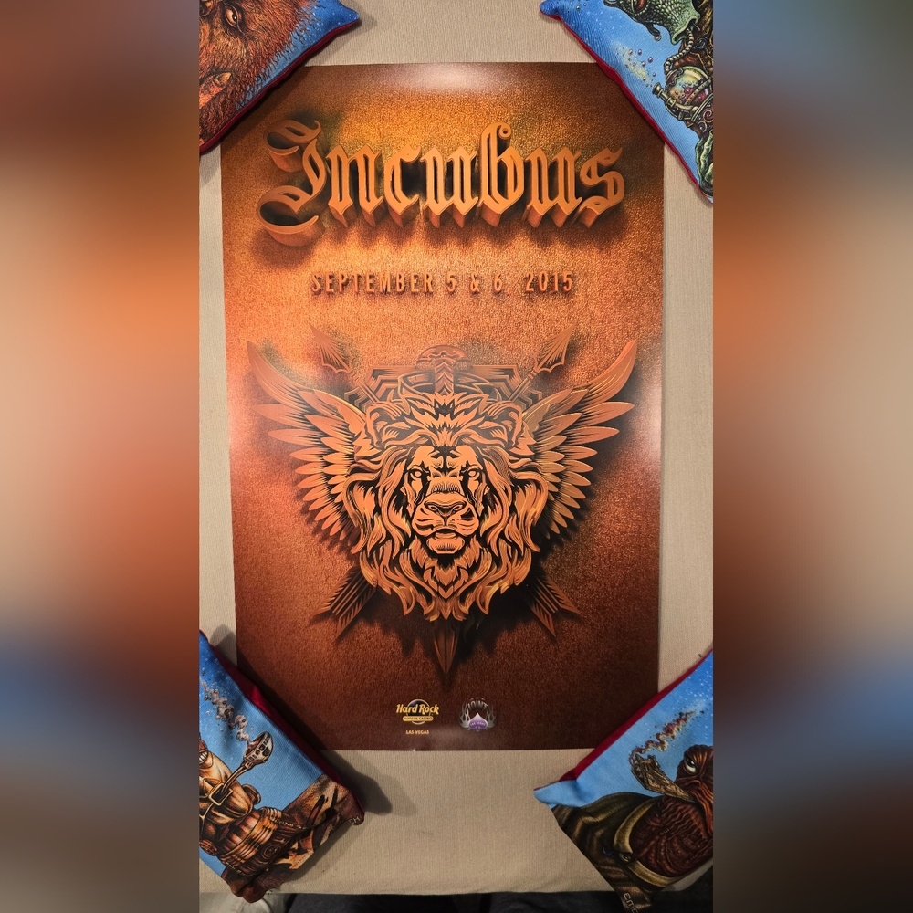 Incubus poster The Joint at Hard Rock
